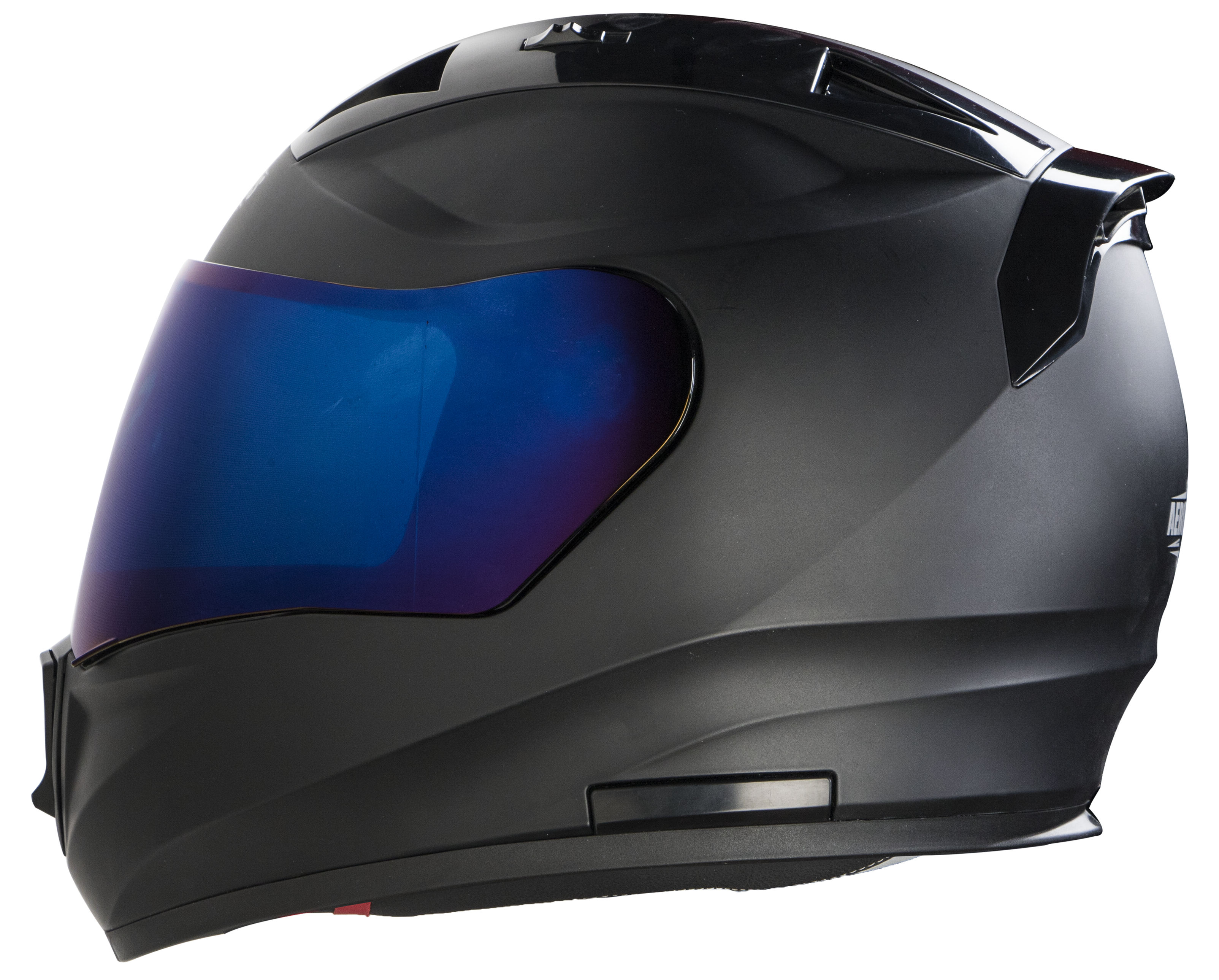 SA-1 Aeronautics Mat Mid Night Black ( Fitted With Clear Visor Extra Blue Night Vision Visor Free)